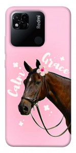 Чехол Horse with flower для Xiaomi Redmi 10A