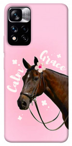 Чохол Horse with flower для Xiaomi Redmi Note 11 5G