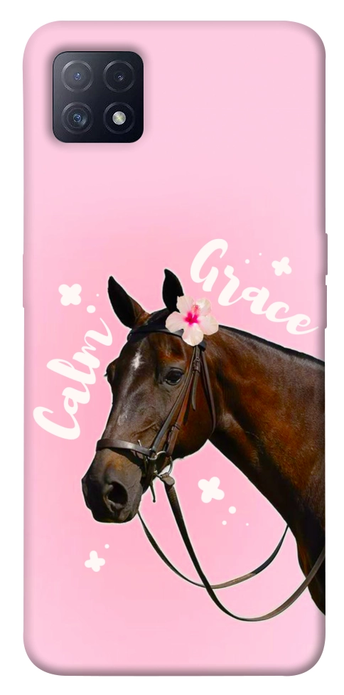 Чехол Horse with flower для Oppo A73 5G