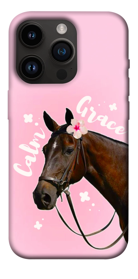 Чехол Horse with flower для iPhone 14 Pro