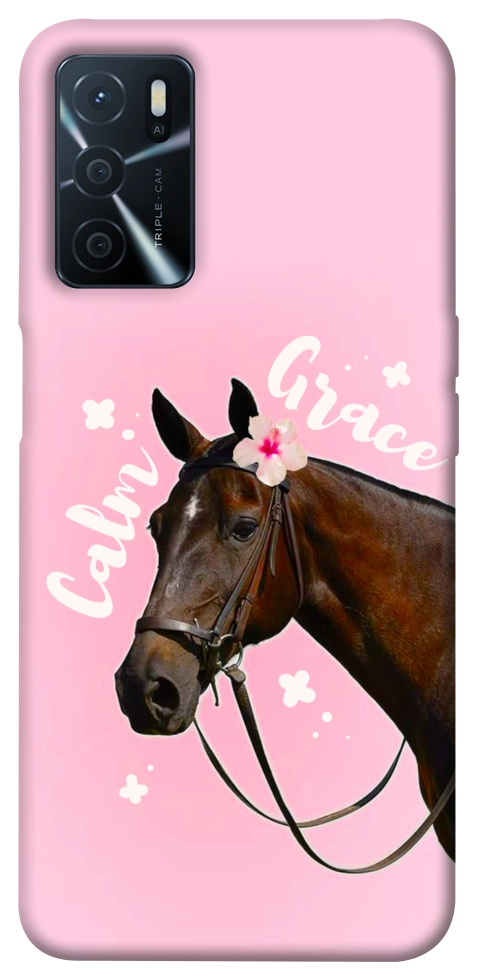 Чехол Horse with flower для Oppo A54s