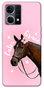 Чохол Horse with flower для Oppo Reno 7 4G
