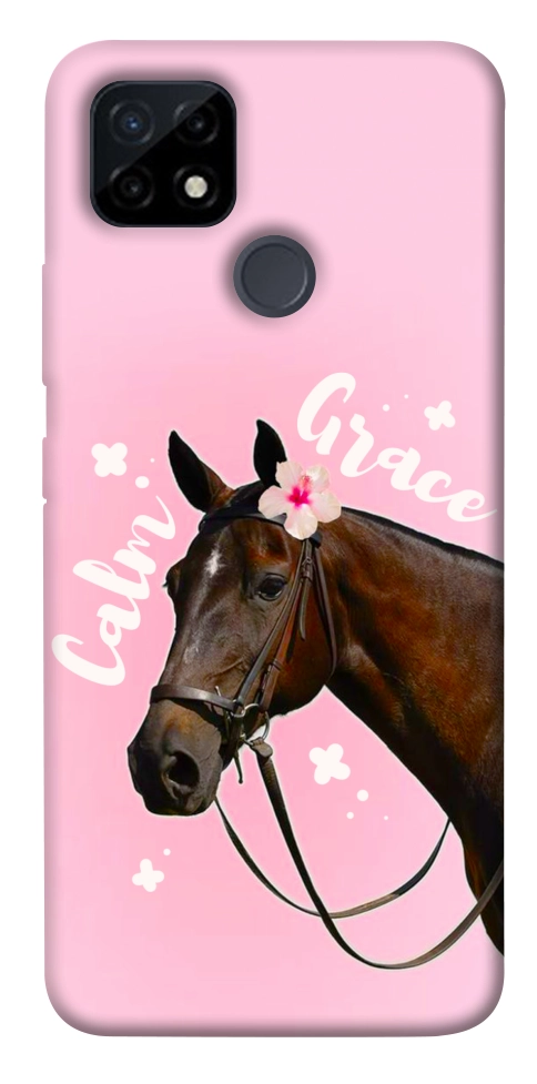Чехол Horse with flower для Realme C21Y