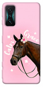 Чохол Horse with flower для Xiaomi Redmi K50 Gaming