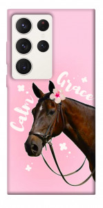 Чохол Horse with flower для Galaxy S23 Ultra
