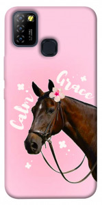 Чохол Horse with flower для Infinix Hot 10 Lite