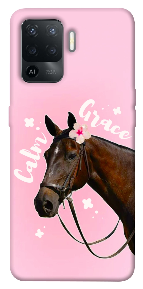 Чехол Horse with flower для Oppo Reno 5 Lite