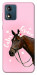 Чехол Horse with flower для Motorola Moto E13