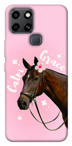 Чохол Horse with flower для Infinix Smart 6