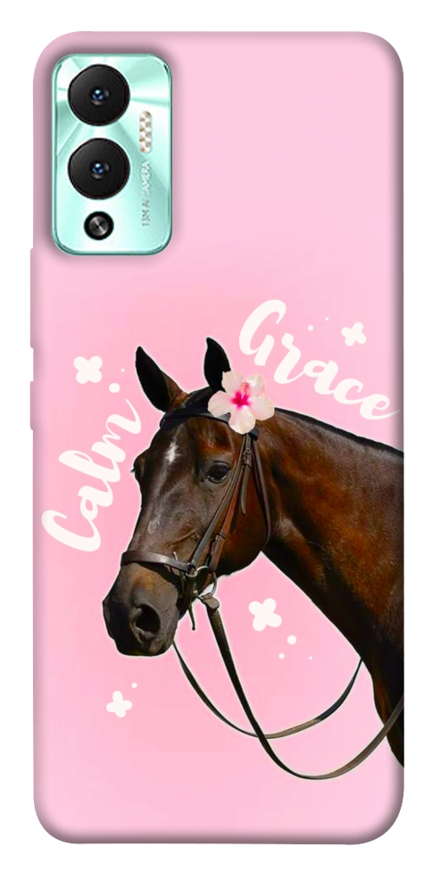 Чехол Horse with flower для Infinix Hot 12 Play