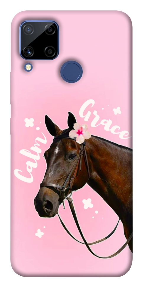 Чехол Horse with flower для Realme C15