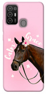 Чехол Horse with flower для ZTE Blade A52