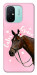 Чехол Horse with flower для Xiaomi Redmi 12C