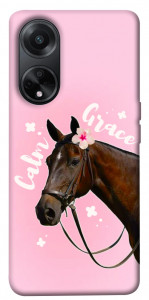 Чехол Horse with flower для Oppo A58 4G