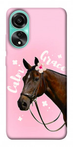 Чехол Horse with flower для Oppo A78 4G