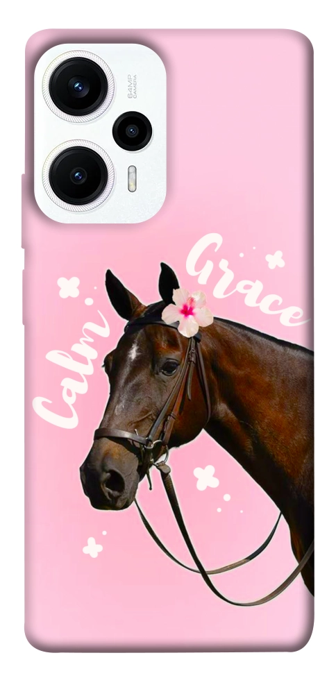 Чехол Horse with flower для Xiaomi Poco F5