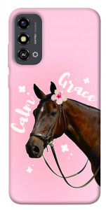 Чехол Horse with flower для ZTE Blade A53