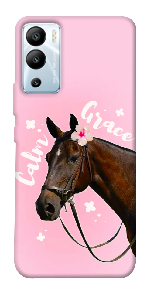 Чехол Horse with flower для Infinix Hot 12i