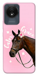 Чохол Horse with flower для Vivo Y02