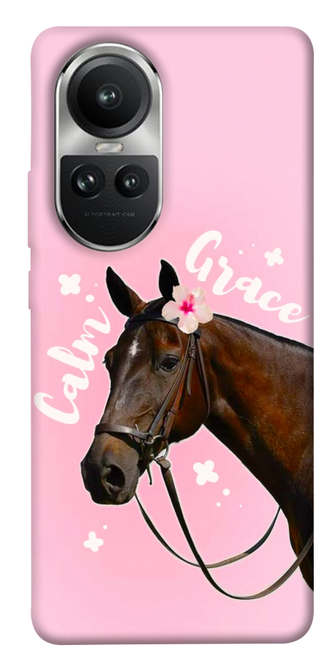 Чехол Horse with flower для Oppo Reno 10