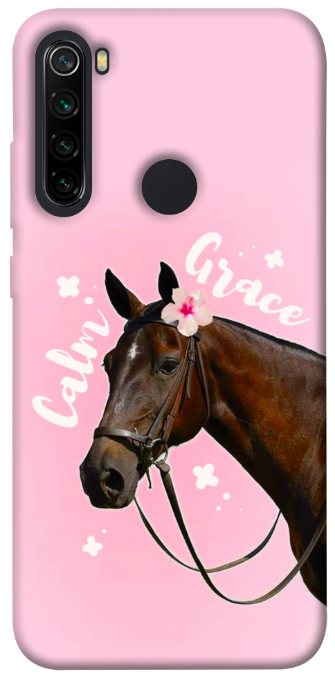 Чехол Horse with flower для Xiaomi Redmi Note 8 2021