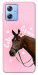 Чехол Horse with flower для Motorola Moto G84