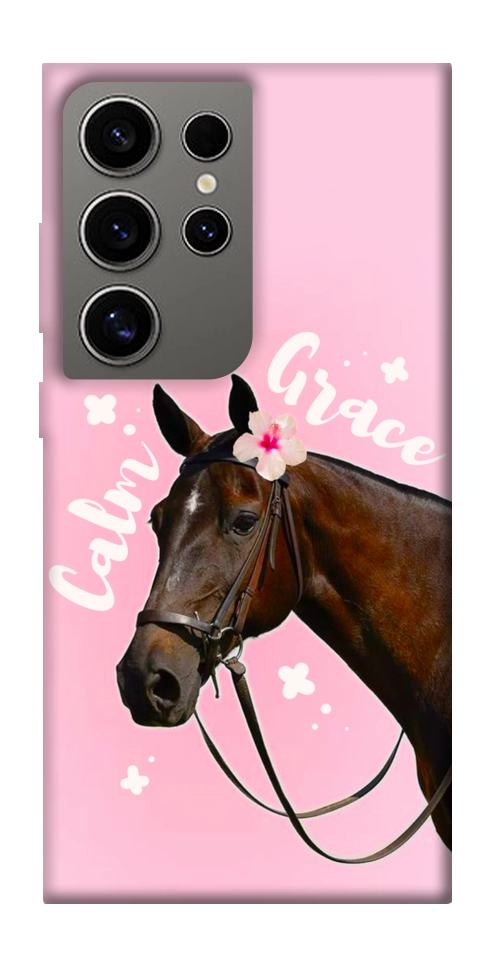 Чехол Horse with flower для Galaxy S24 Ultra