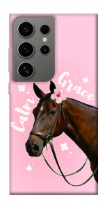 Чохол Horse with flower для Galaxy S24 Ultra