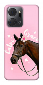 Чехол Horse with flower для Huawei Honor X7a