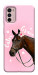 Чехол Horse with flower для Motorola Moto G42