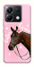 Чехол Horse with flower для Xiaomi Poco X6
