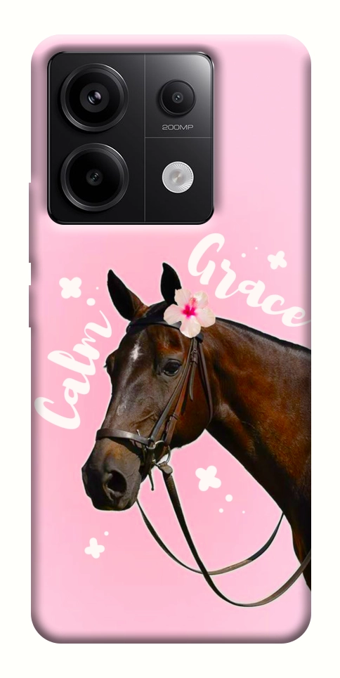 Чехол Horse with flower для Xiaomi Redmi Note 13 Pro 4G