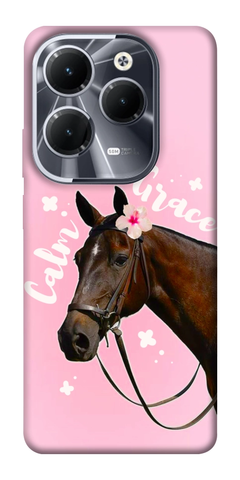 Чехол Horse with flower для Infinix Hot 40 Pro