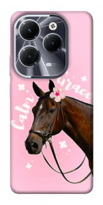 Чехол Horse with flower для Infinix Hot 40 Pro