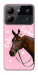 Чехол Horse with flower для ZTE Blade A54 4G