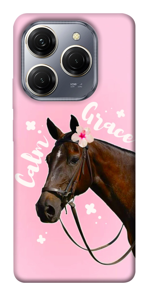 Чехол Horse with flower для TECNO Spark 20 Pro