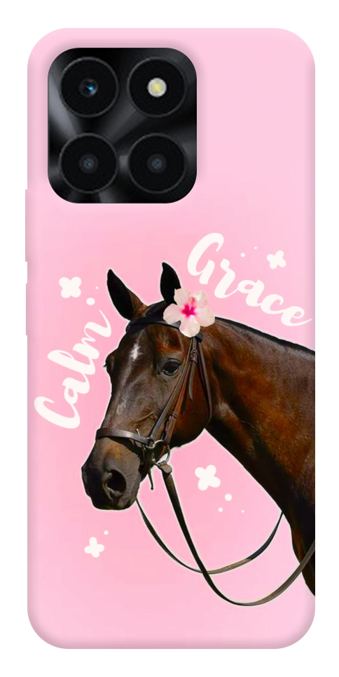 Чехол Horse with flower для Huawei Honor X6a