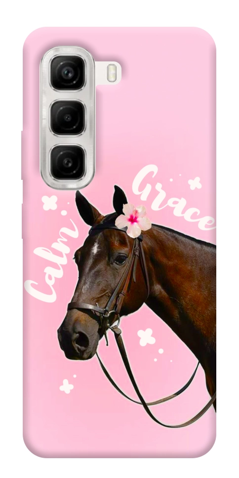 Чехол Horse with flower для Infinix Hot 50 4G