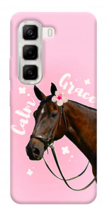 Чехол Horse with flower для Infinix Hot 50 4G