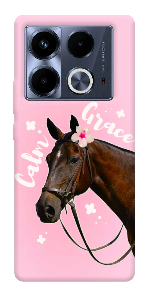 Чехол Horse with flower для Infinix Note 40 4G