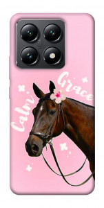 Чехол Horse with flower для Xiaomi 14T