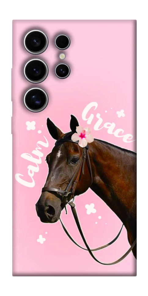 Чехол Horse with flower для Galaxy S25 Ultra