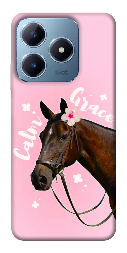 Чехол Horse with flower для Realme C63 4G
