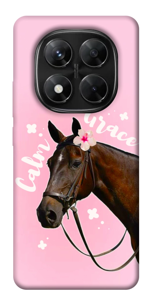 Чехол Horse with flower для Xiaomi Redmi Note 14 Pro 5G