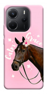 Чохол Horse with flower для Xiaomi Redmi Note 14 4G (Int. version)