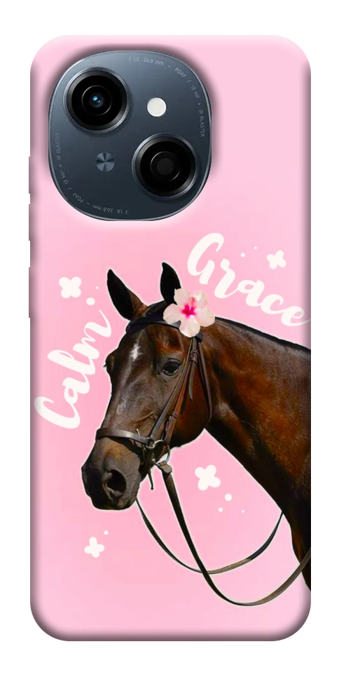 Чехол Horse with flower для TECNO Spark Go 1 (KL4)