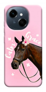 Чехол Horse with flower для TECNO Spark Go 1 (KL4)
