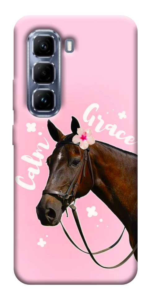 Чохол Horse with flower для Infinix Hot 50 Pro