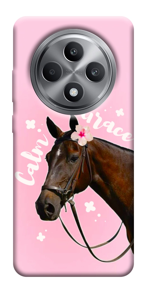 Чохол Horse with flower для Oppo Reno 12 F 4G