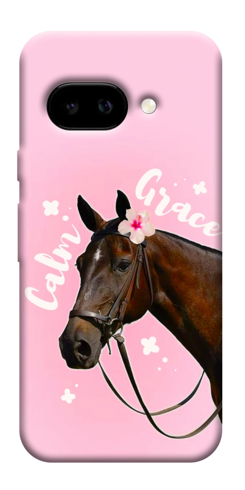 Чехол Horse with flower для Google Pixel 9a